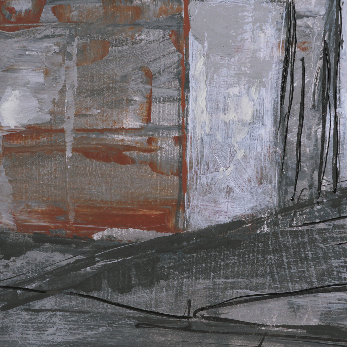 Community 3D by Mercana Studio Hand-Embellished Textured Framed Artwork Matted under Glass from Mercana - Luna Furniture