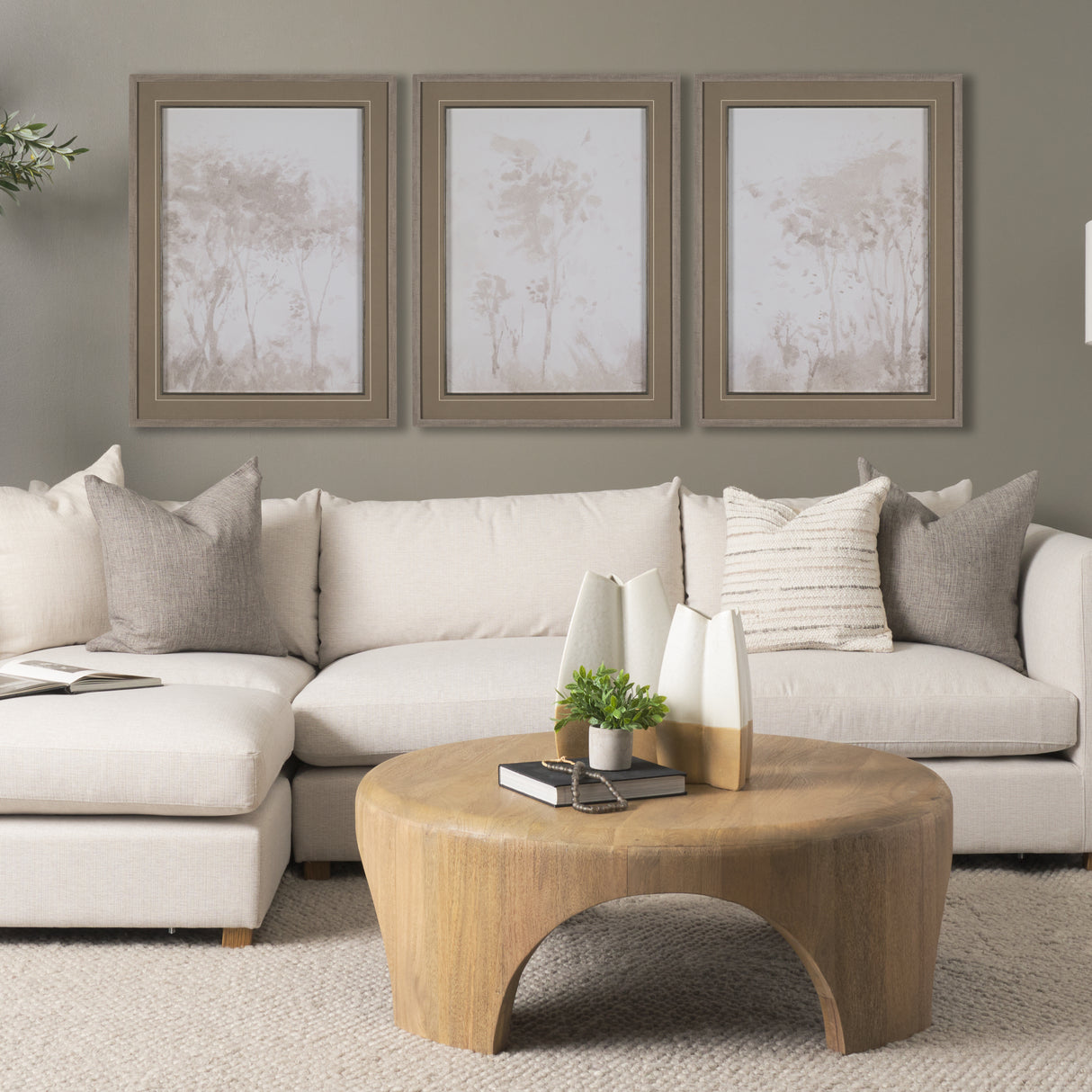 Quiet Canopy III by Mercana Studio Hand-Embellished Framed Artwork Matted under Glass from Mercana - Luna Furniture