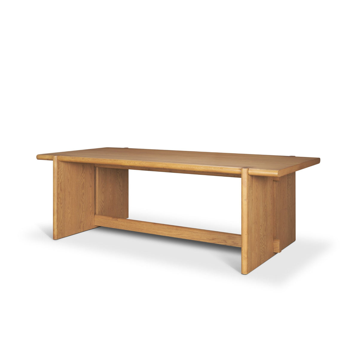 Rowan 94" Light Brown Oak Wood Rectangular Dining Table from Mercana - Luna Furniture