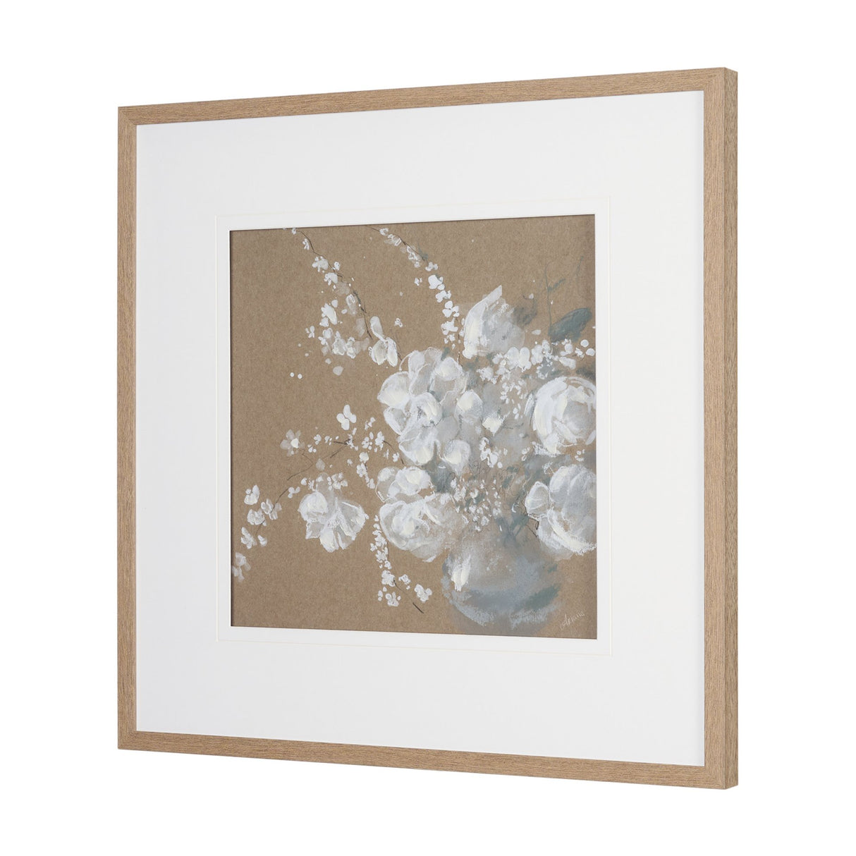 Fresh Flowers I by Mercana Studio Hand-Embellished Framed Artwork Matted under Glass from Mercana - Luna Furniture