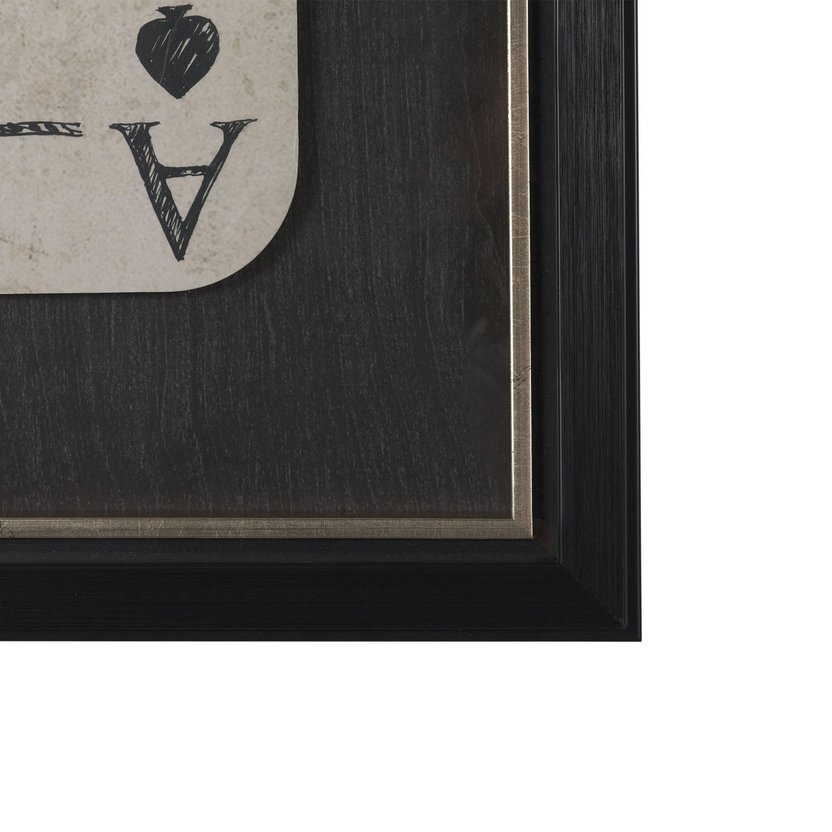 Aces Wild I by Mercana Studio Textured Framed Artwork Matted under Glass from Mercana - Luna Furniture