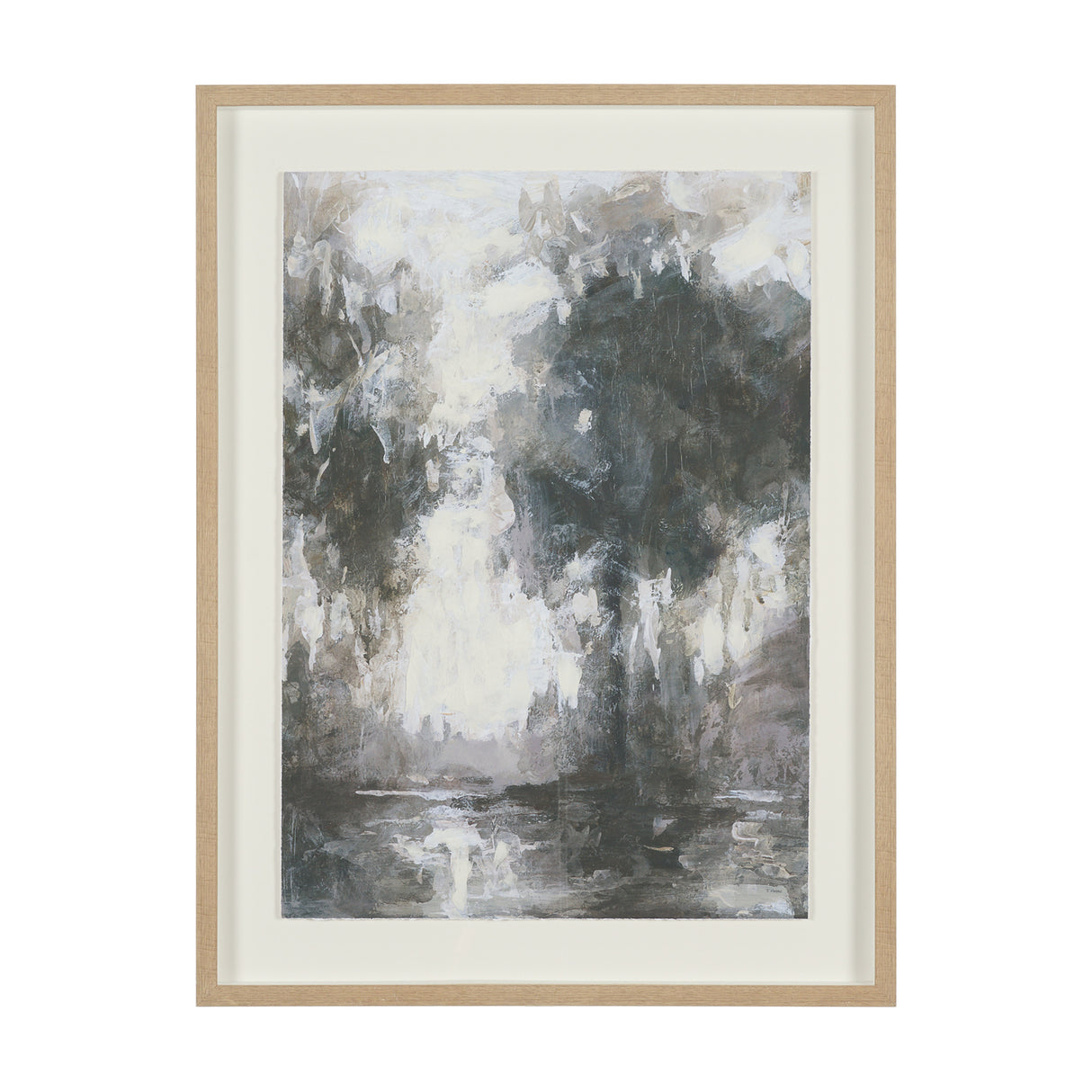 Forest Whispers III by Mercana Studio Hand-Embellished Textured Framed Artwork Matted under Glass from Mercana - Luna Furniture