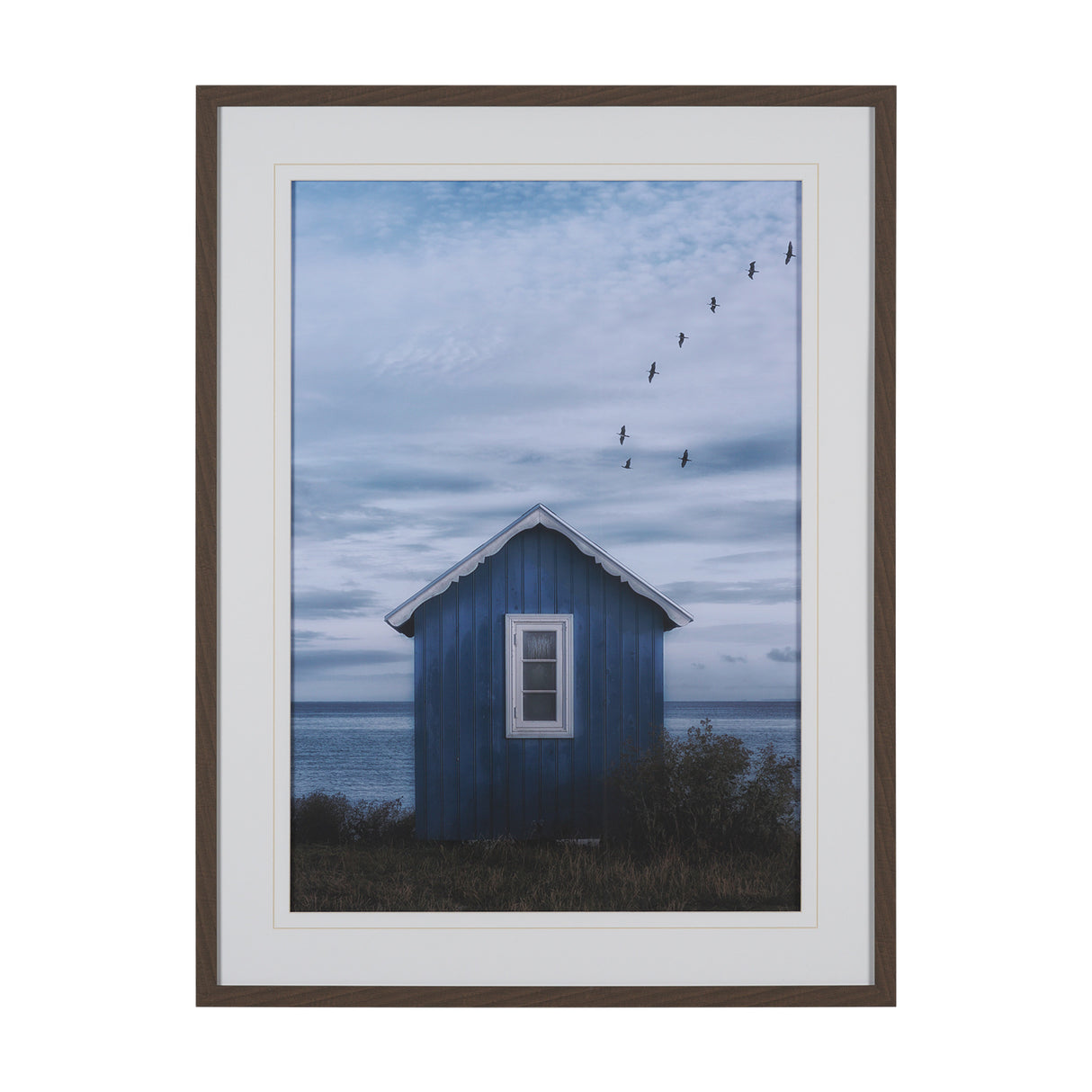 Breezy Blue Escape by Lotte Gronkjaer FramedPhoto Print Matted under Glass from Mercana - Luna Furniture