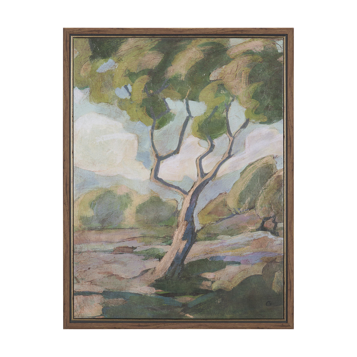 Landscape Tapestry I by Mercana Studio Hand-Embellished Textured Framed Canvas Artwork from Mercana - Luna Furniture
