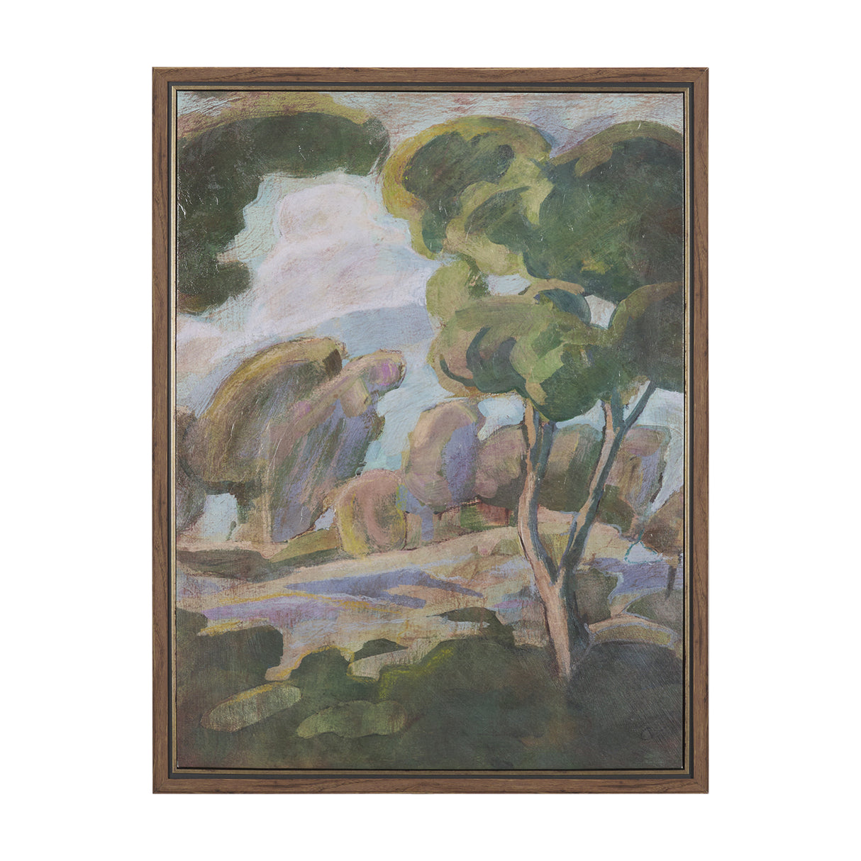 Landscape Tapestry II by Mercana Studio Hand-Embellished Textured Framed Canvas Artwork from Mercana - Luna Furniture