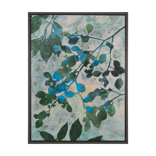 One of a Kind by Liz St. Andre Hand-Embellished Textured Framed Canvas Artwork