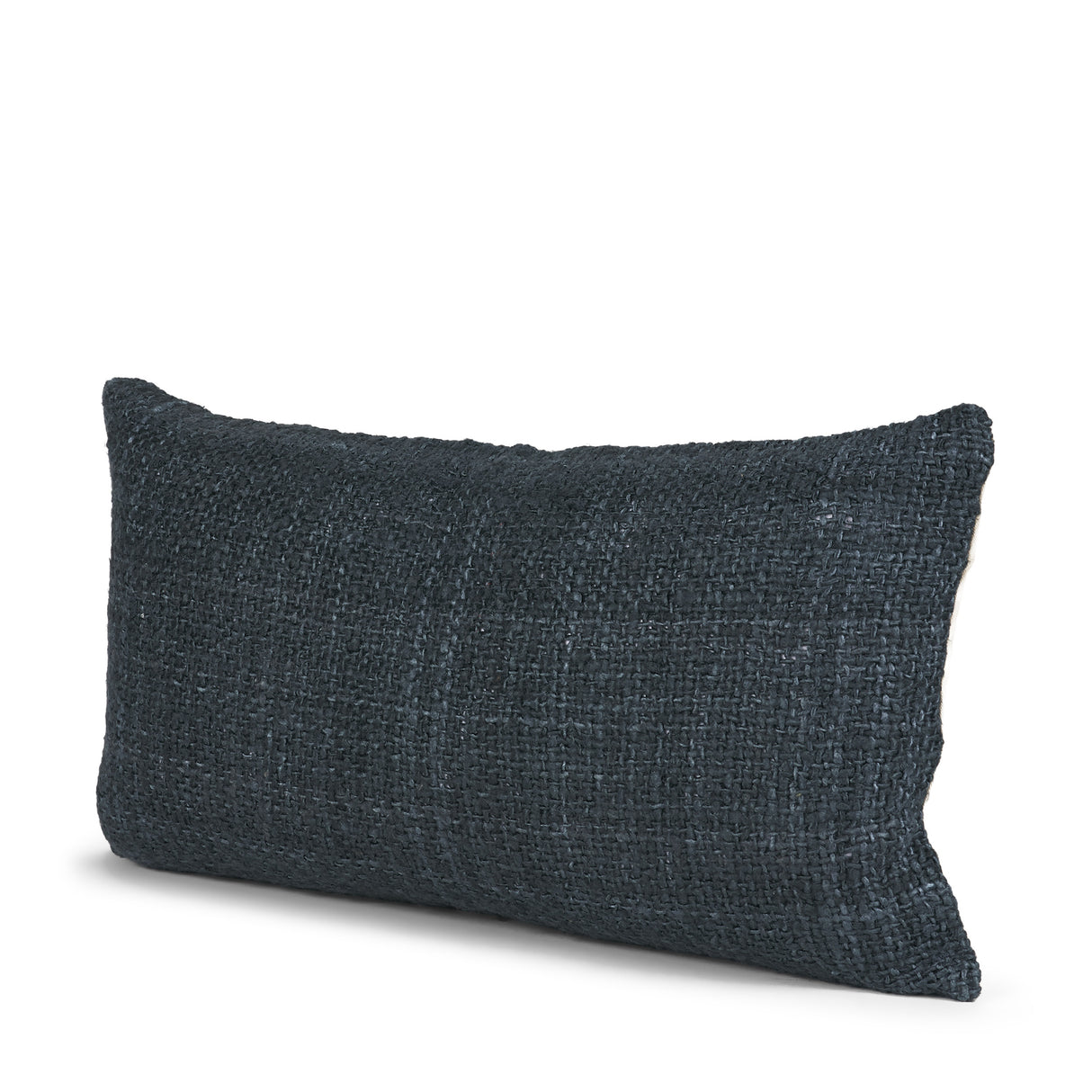 Lowen 14x26 Lumbar Navy Woven Decorative Pillow from Mercana - Luna Furniture