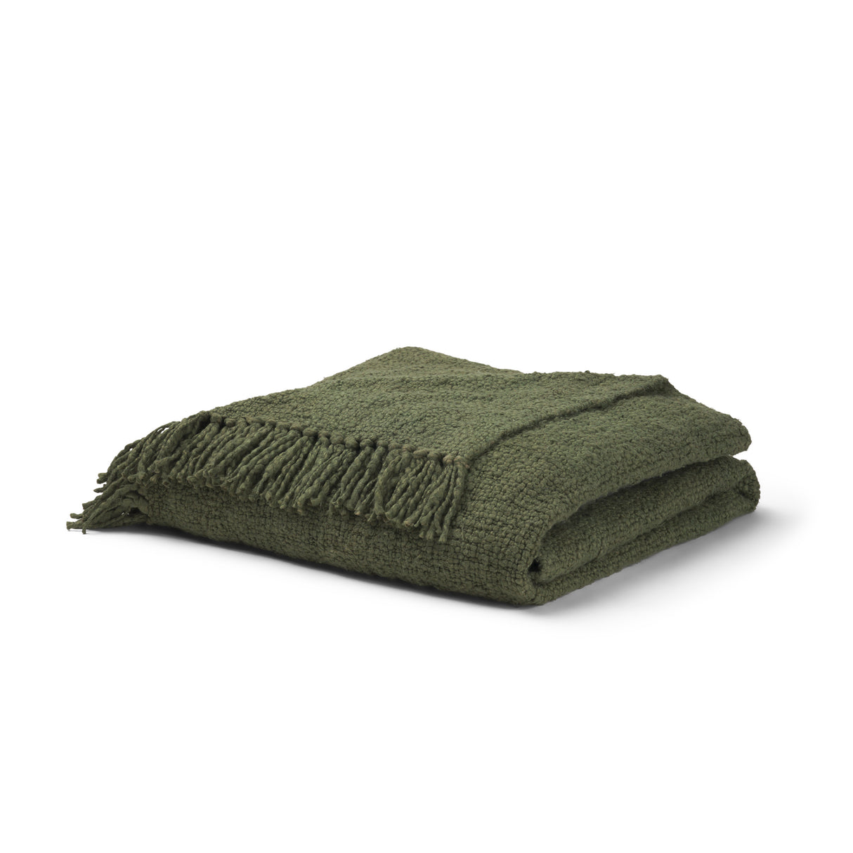Kambal Evergreen Woven Cotton Throw Blanket from Mercana - Luna Furniture