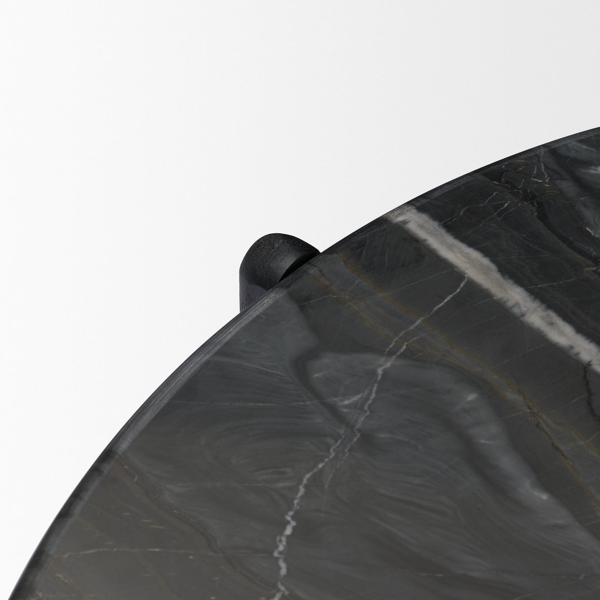 Rumer Black Wood w/ Black Marble Coffee Table from Mercana - Luna Furniture
