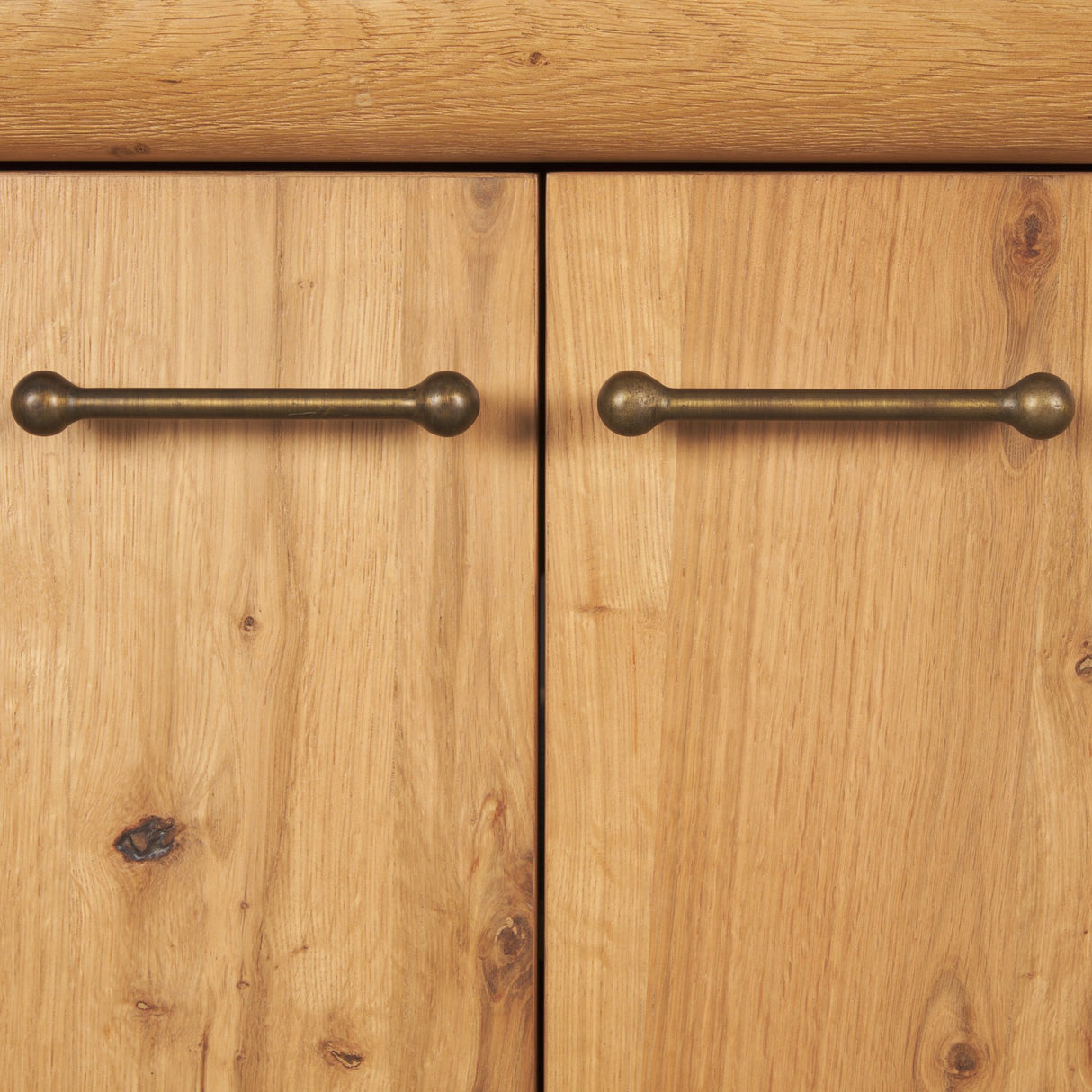 Belford 94" Light Brown Oak Wood Media Console from Mercana - Luna Furniture