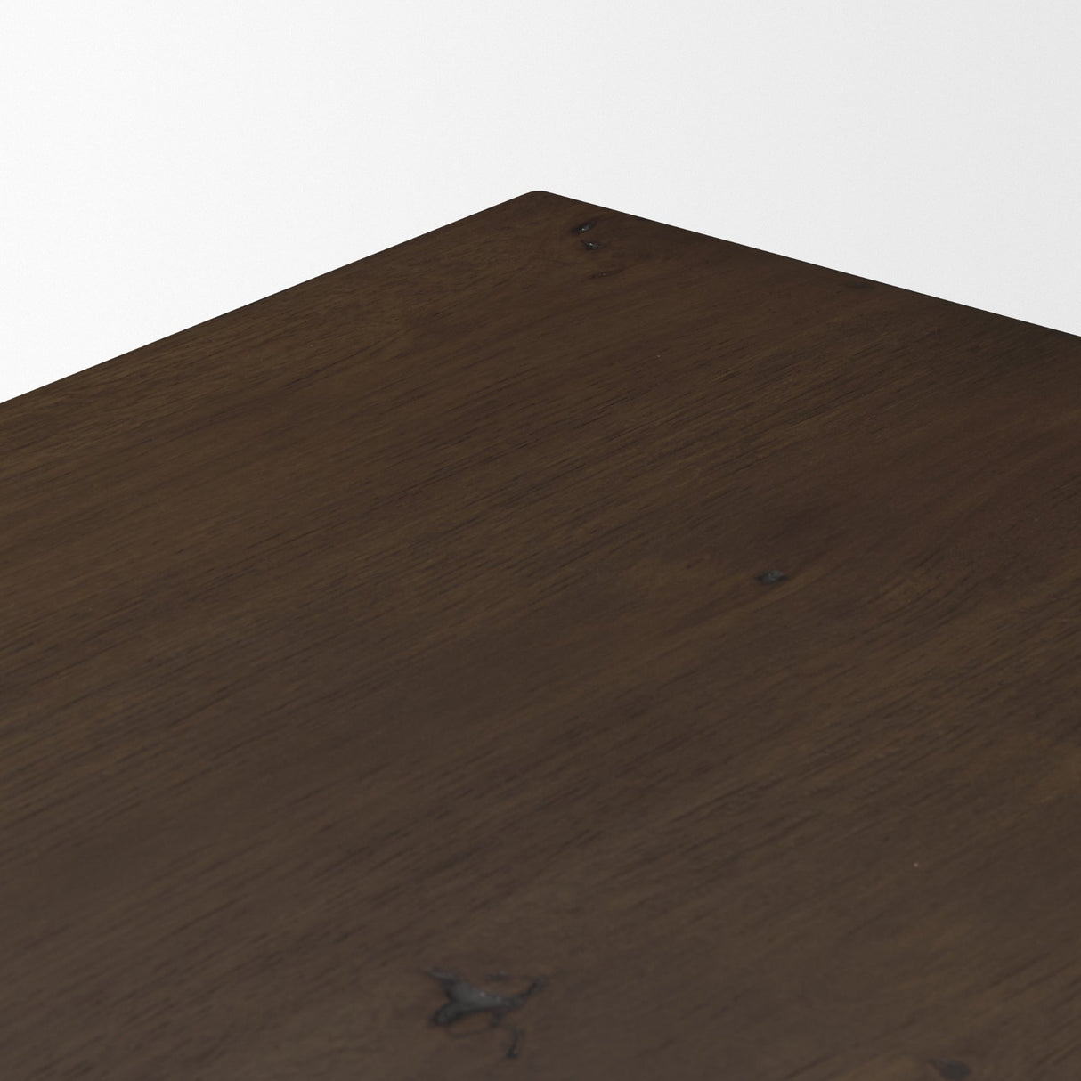 Belford 3-Drawer Dark Brown Oak Wood Closed Nightstand from Mercana - Luna Furniture
