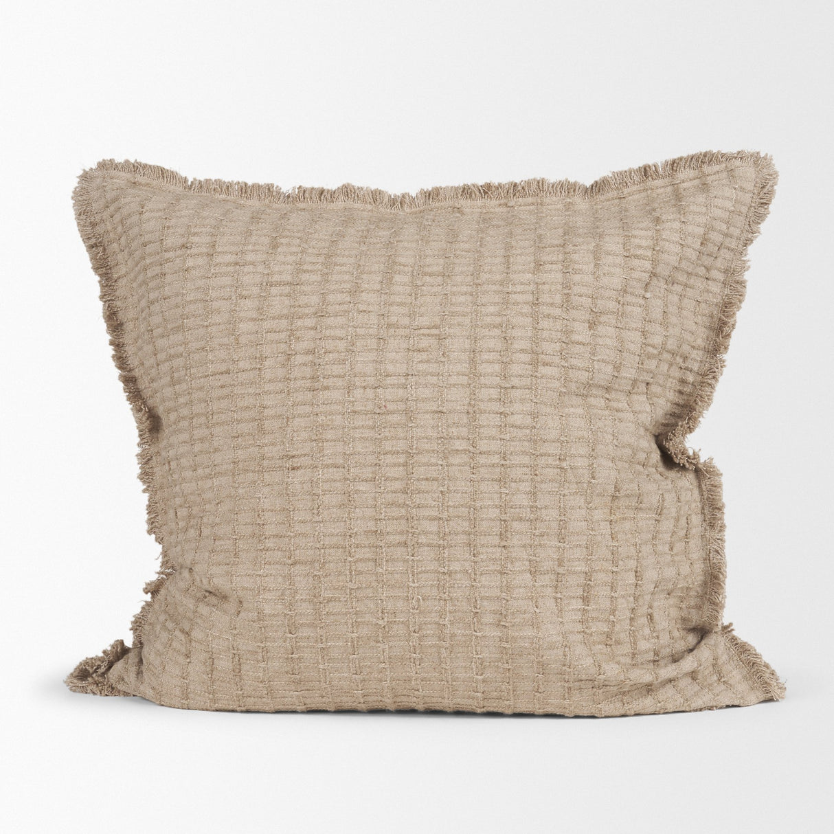 Thatch 20x20 Square Sand Decorative Pillow Cover from Mercana - Luna Furniture