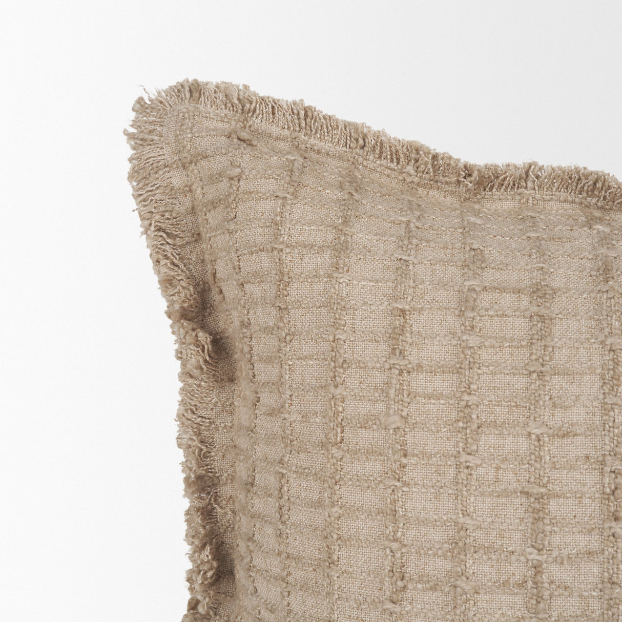 Thatch 14x26 Lumbar Sand Decorative Pillow Cover from Mercana - Luna Furniture