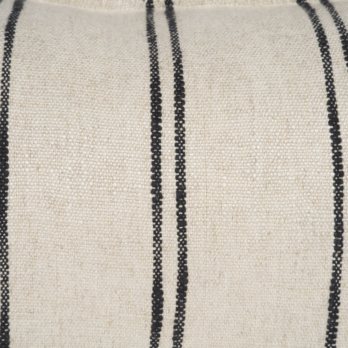 Liv 14x26 Lumbar Cream w/ Black Stripes Decorative Pillow Cover from Mercana - Luna Furniture