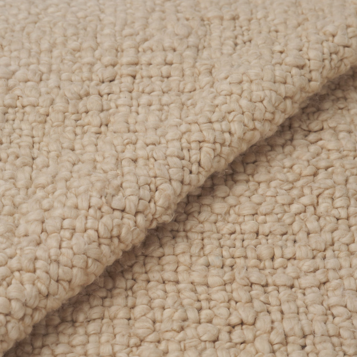 Kambal Light Beige Woven Cotton Throw Blanket from Mercana - Luna Furniture