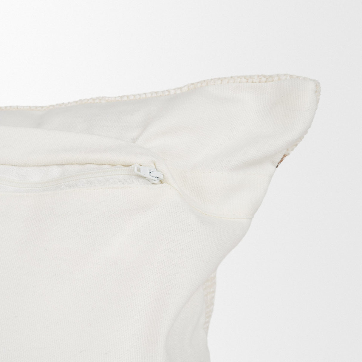 Maryn 14x26 Lumbar Cream w/ Brown Stripes Decorative Pillow Cover from Mercana - Luna Furniture