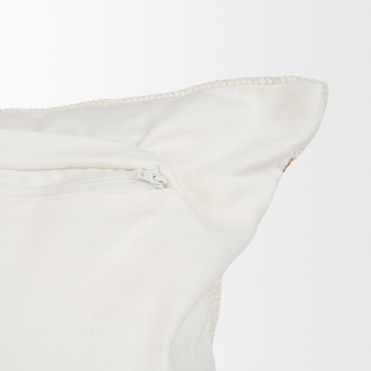 Maryn 13x21 Lumbar Cream w/ Brown Stripes Decorative Pillow Cover from Mercana - Luna Furniture
