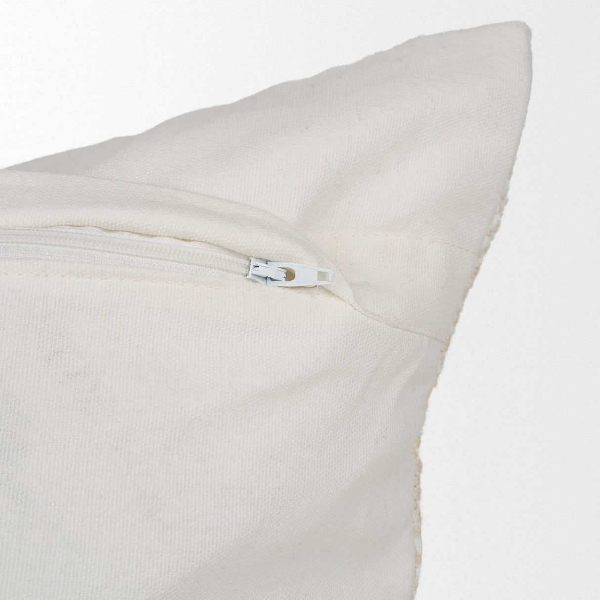 Levon 22x22 Plush Cream w/ Orange Dashed Stripes Decorative Pillow Cover from Mercana - Luna Furniture