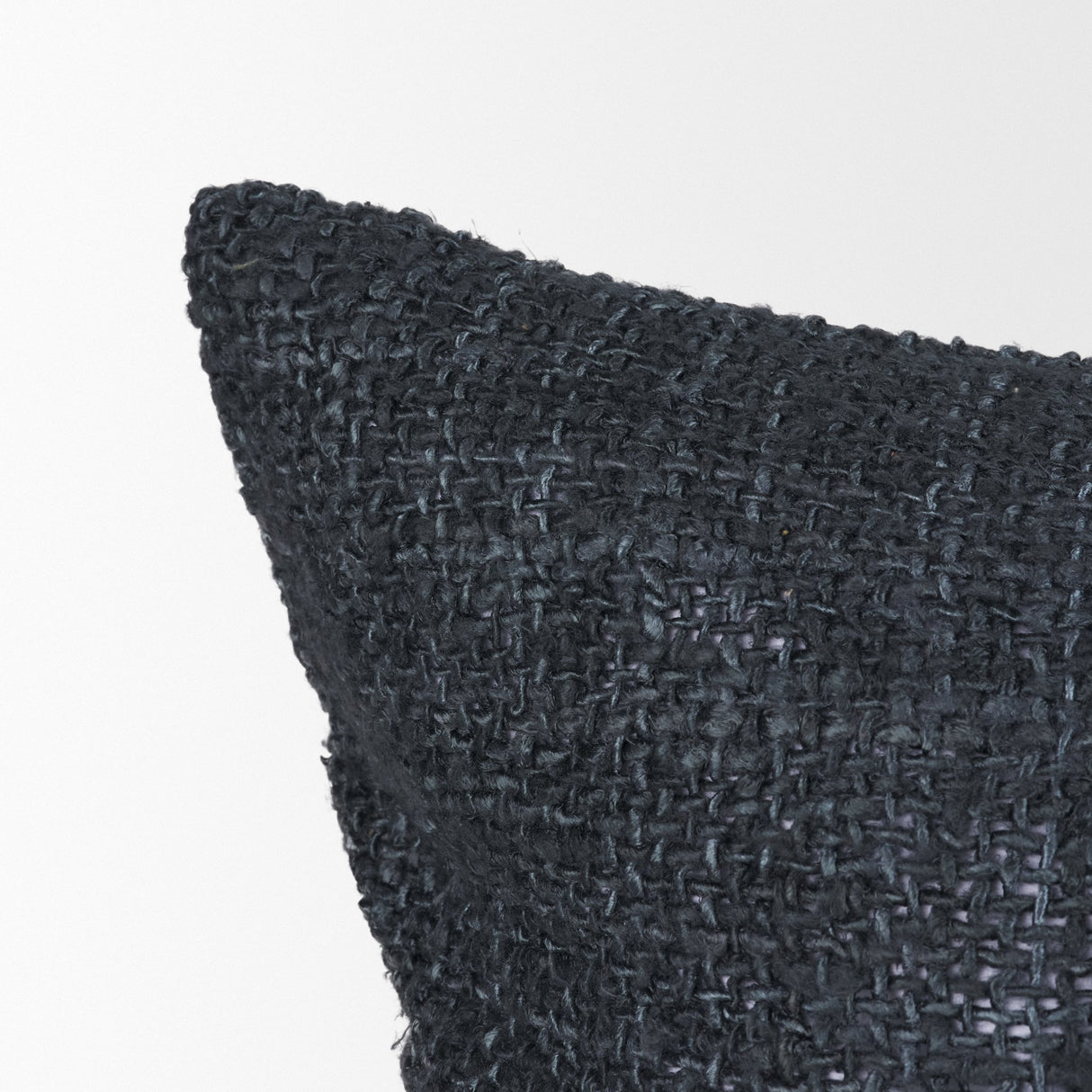 Lowen 22x22 Square Navy Woven Decorative Pillow from Mercana - Luna Furniture