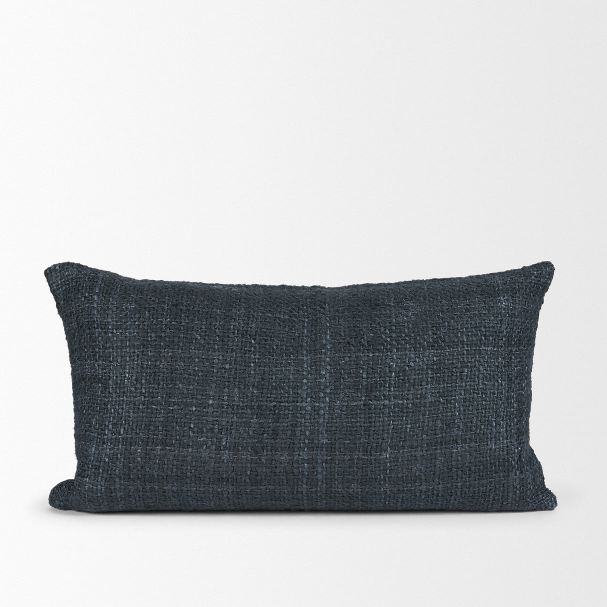 Lowen 14x26 Lumbar Navy Woven Decorative Pillow from Mercana - Luna Furniture