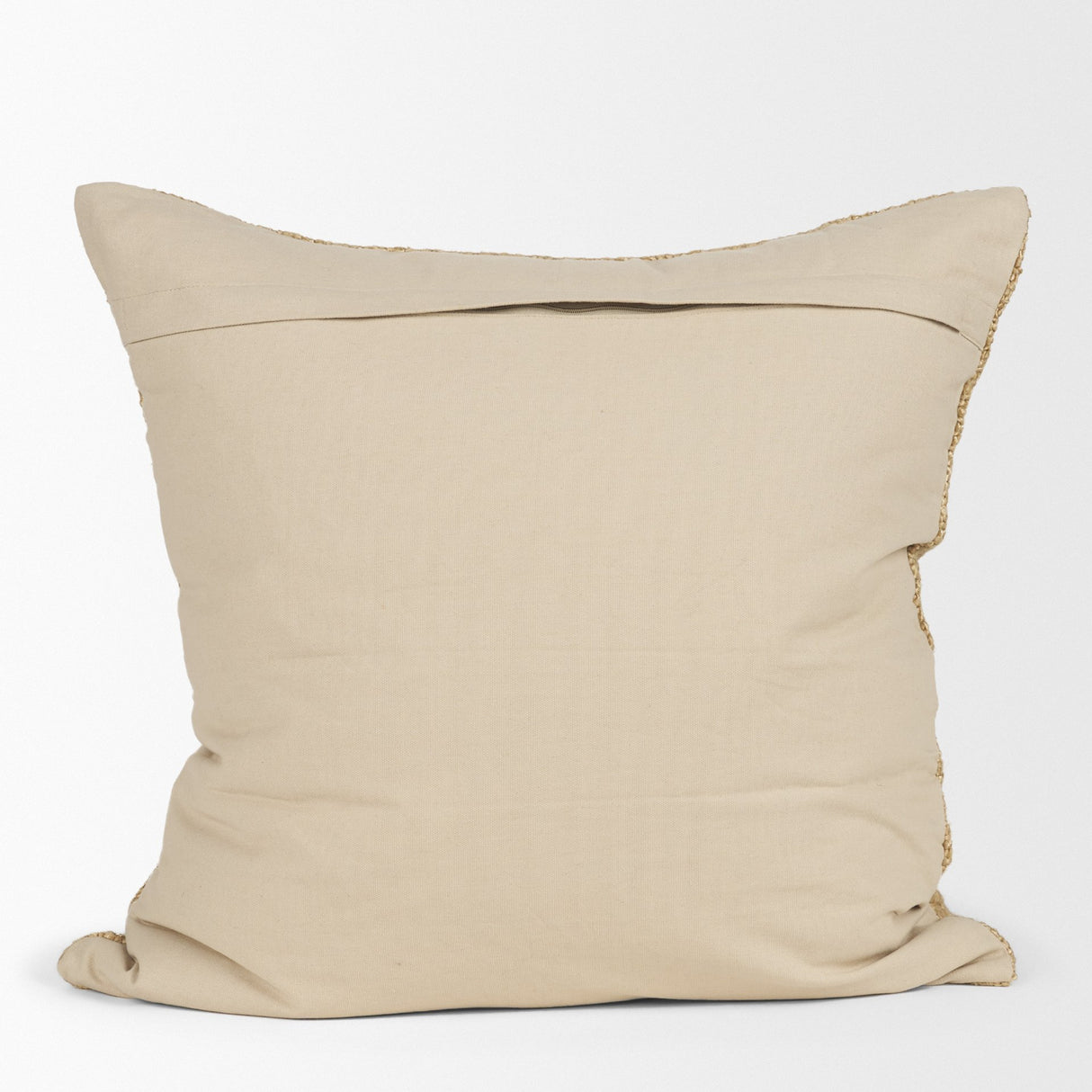 Lowen 22x22 Square Gold Woven Decorative Pillow from Mercana - Luna Furniture