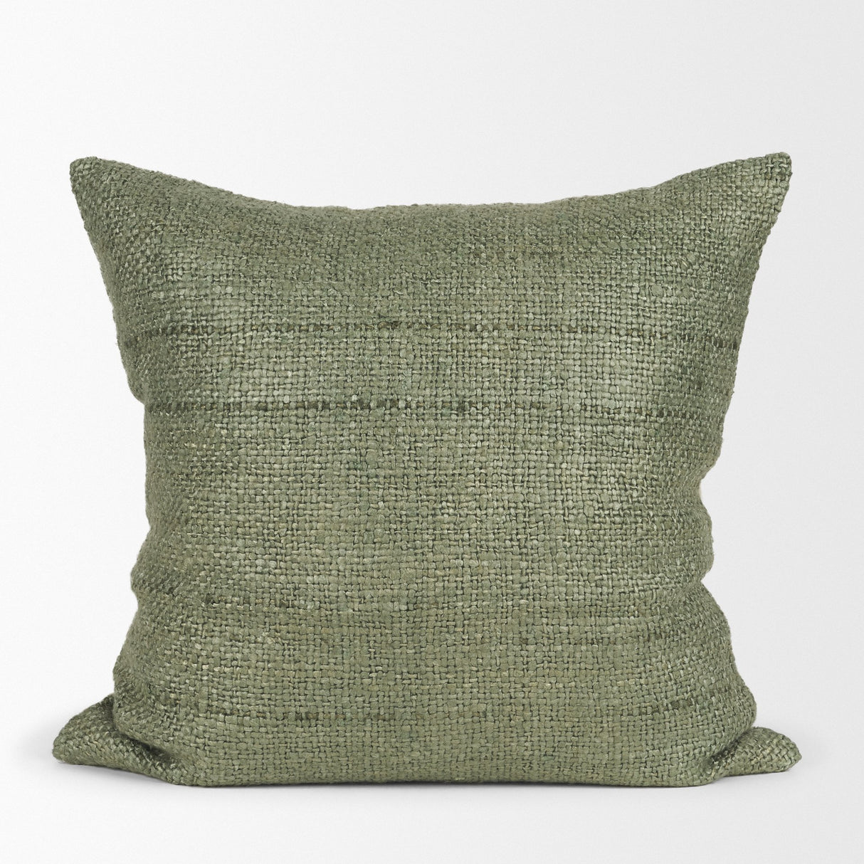 Lowen 22x22 Square Silver Sage Woven Decorative Pillow from Mercana - Luna Furniture