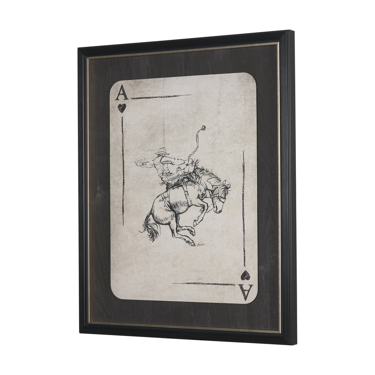 Aces Wild II by Mercana Studio Textured Framed Artwork Matted under Glass from Mercana - Luna Furniture