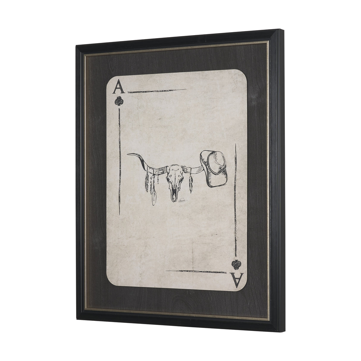 Aces Wild III by Mercana Studio Textured Framed Artwork Matted under Glass from Mercana - Luna Furniture