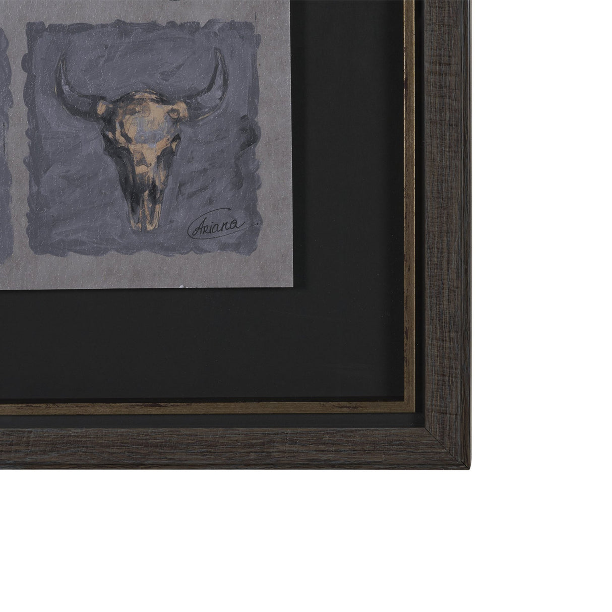 Forty-Eight by Natalia Boychenko-Tariq Hand-Embellished Textured Framed Artwork Matted under Glass from Mercana - Luna Furniture