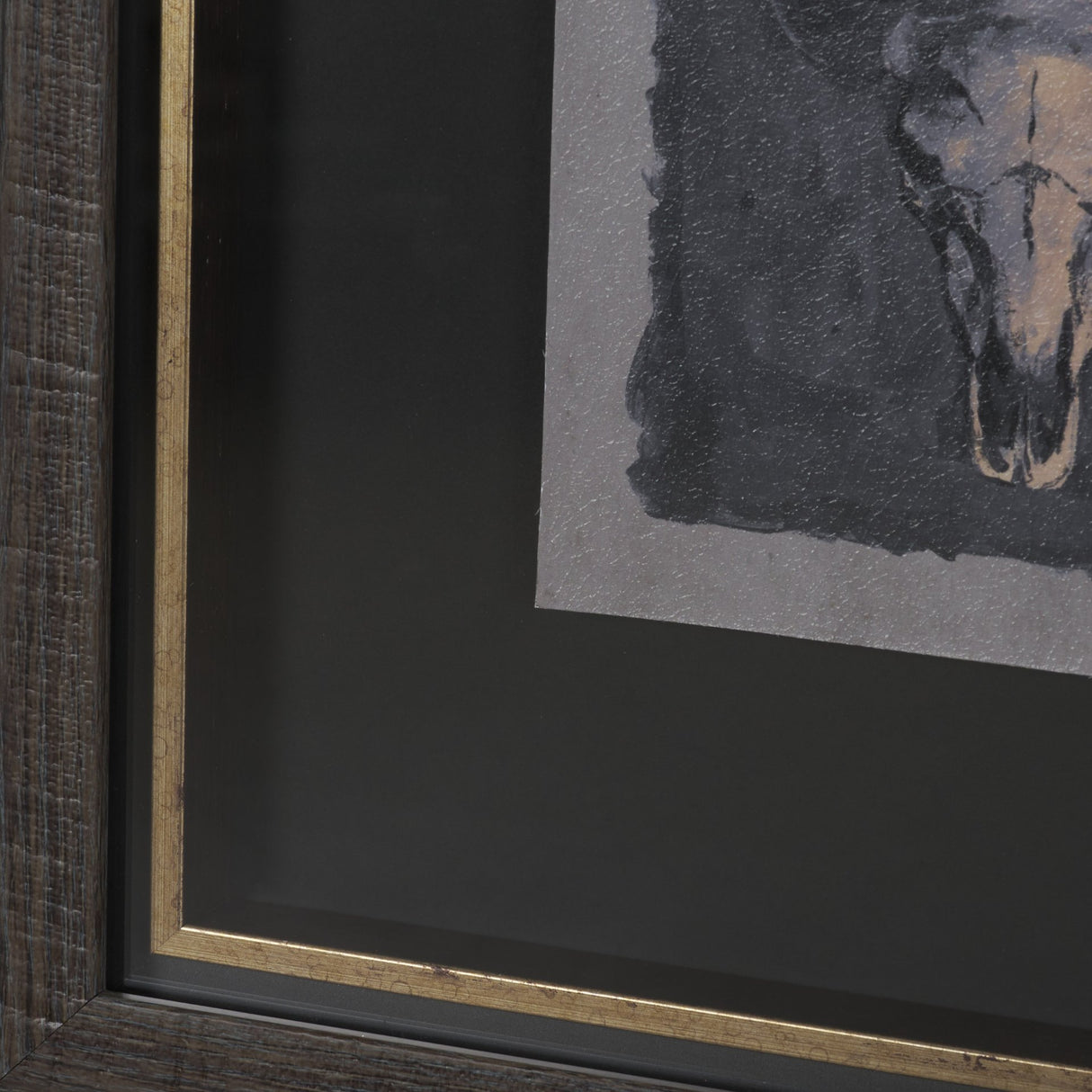 Forty-Eight by Natalia Boychenko-Tariq Hand-Embellished Textured Framed Artwork Matted under Glass from Mercana - Luna Furniture