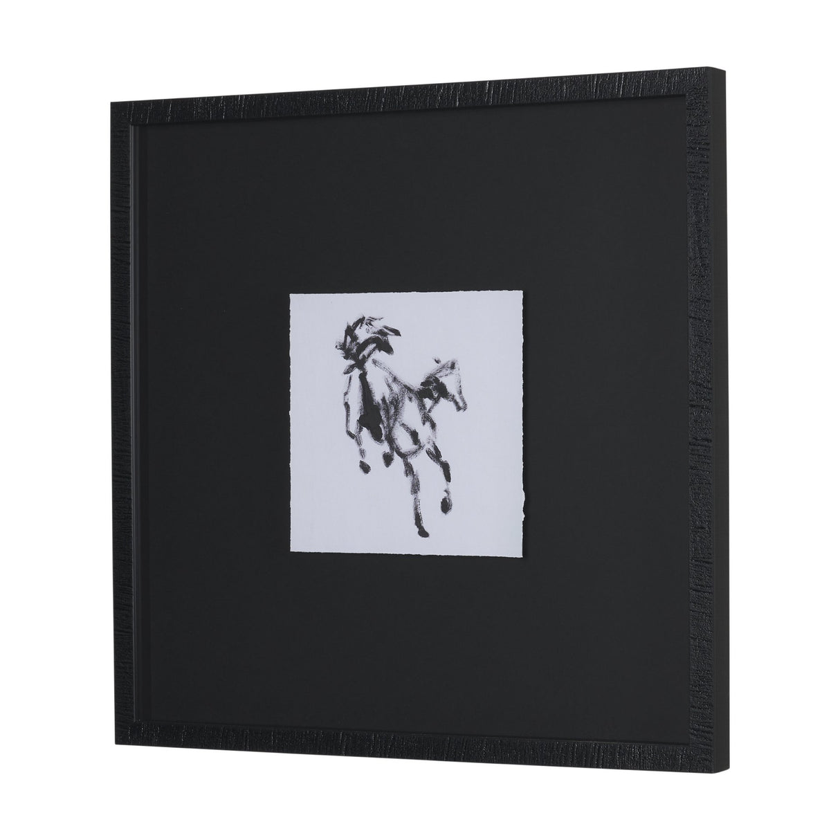 Swift Shadows by Santhosh ch Hand-Embellished Framed Artwork Matted under Glass from Mercana - Luna Furniture