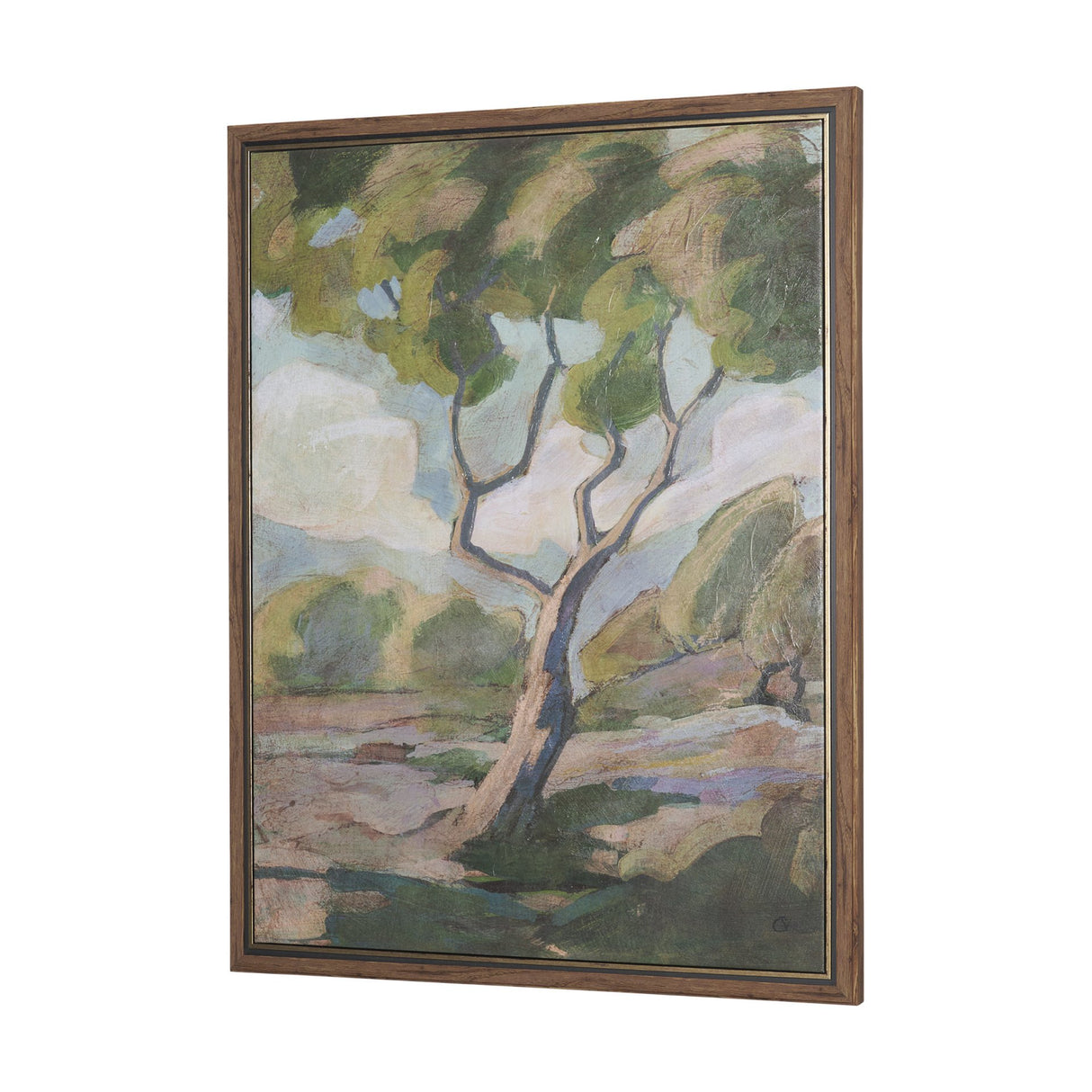 Landscape Tapestry I by Mercana Studio Hand-Embellished Textured Framed Canvas Artwork from Mercana - Luna Furniture