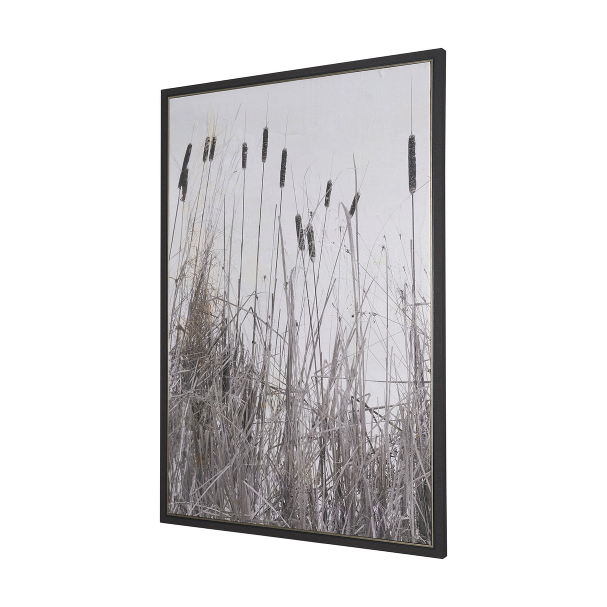 Kate Rushes I by Deborah Revell Hand-Embellished Textured Framed Canvas Artwork from Mercana - Luna Furniture