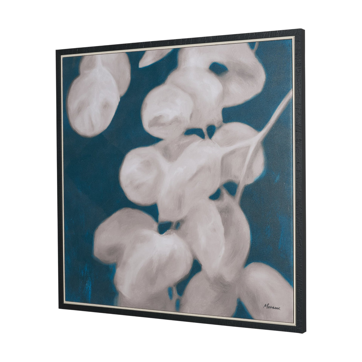 Eucalyptus II by Julianne Marcoux Hand-Embellished Textured Framed Canvas Artwork from Mercana - Luna Furniture