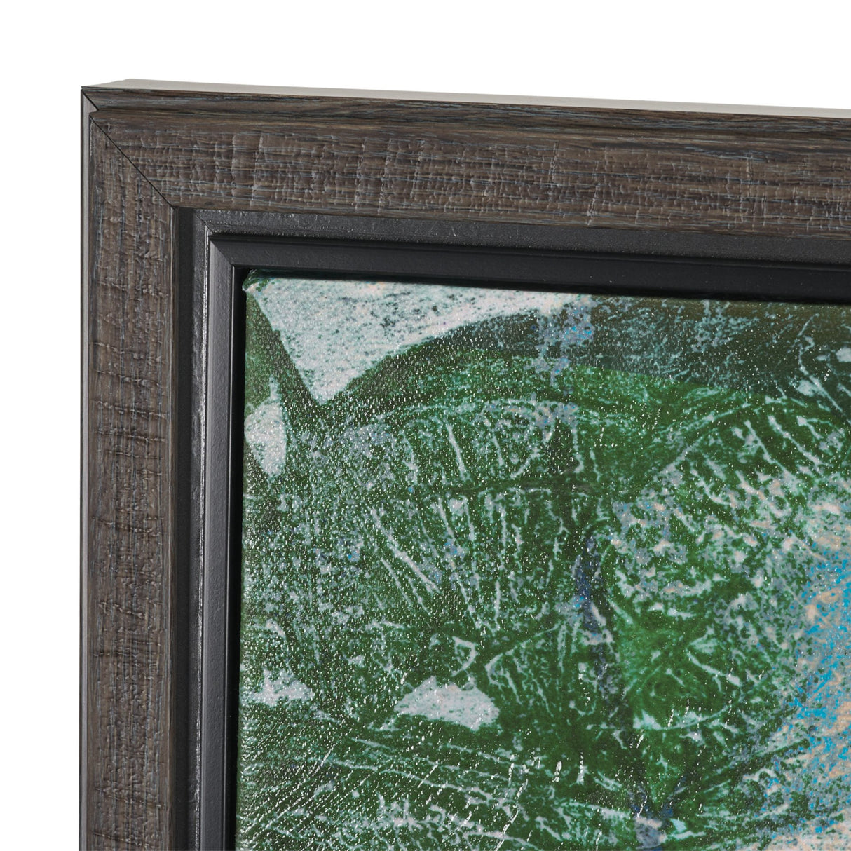 One of a Kind by Liz St. Andre Hand-Embellished Textured Framed Canvas Artwork from Mercana - Luna Furniture