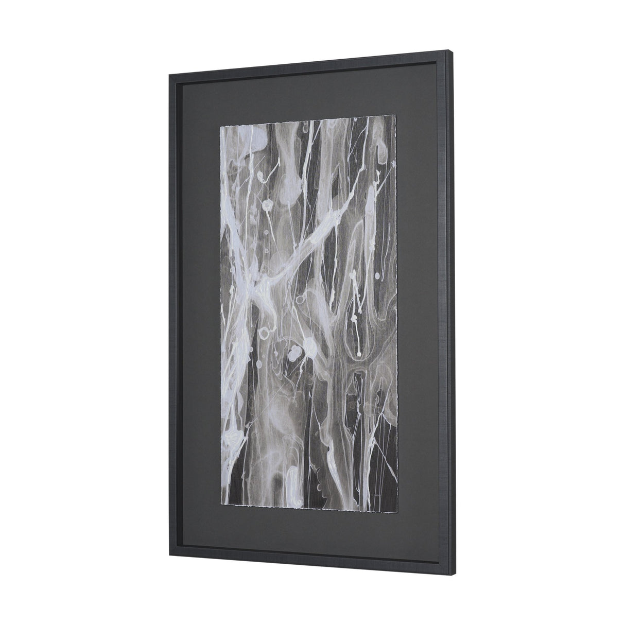 Stratum II by Natalia Boychenko-Tariq Hand-Embellished Textured Framed Artwork Matted under Glass from Mercana - Luna Furniture