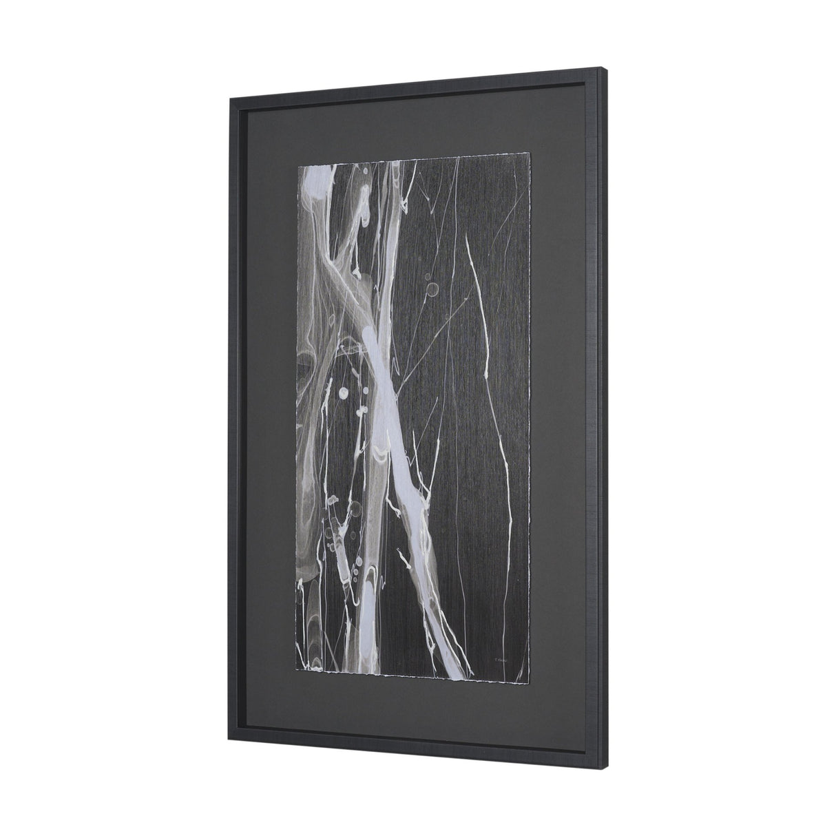 Stratum III by Natalia Boychenko-Tariq Hand-Embellished Textured Framed Artwork Matted under Glass from Mercana - Luna Furniture