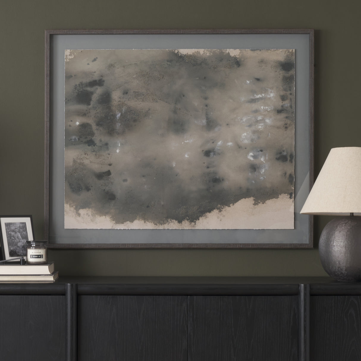 Recondite by Ira Havuka Hand-Embellished Framed Artwork Matted under Glass from Mercana - Luna Furniture