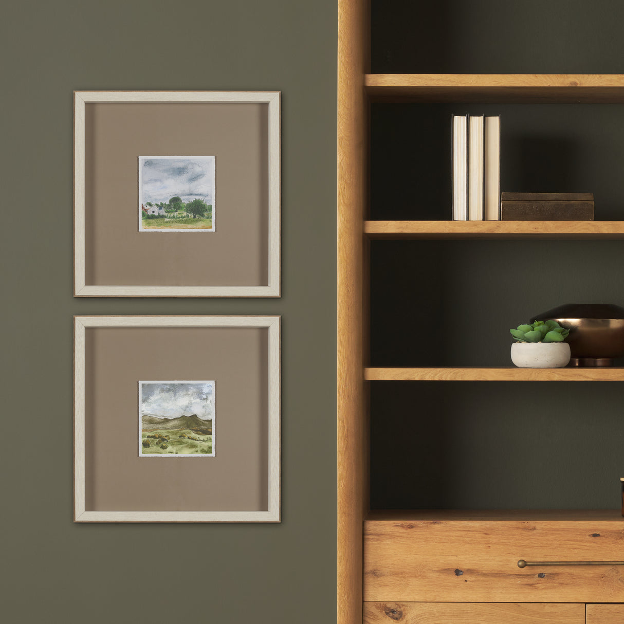 Discovery (Set of 2) by Ira Havuka Hand-Embellished Framed Artwork Matted under Glass from Mercana - Luna Furniture