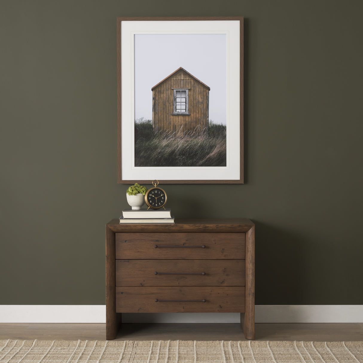 Beach Hut by Lotte Gronkjaer FramedPhoto Print Matted under Glass from Mercana - Luna Furniture