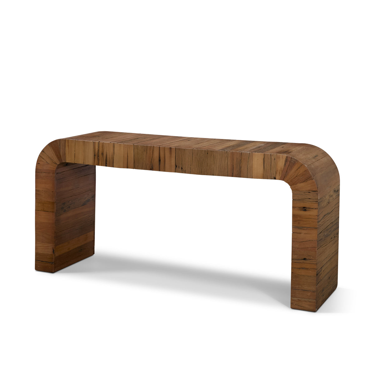 Denton Medium Brown Relcaimed Wood Console Table from Mercana - Luna Furniture