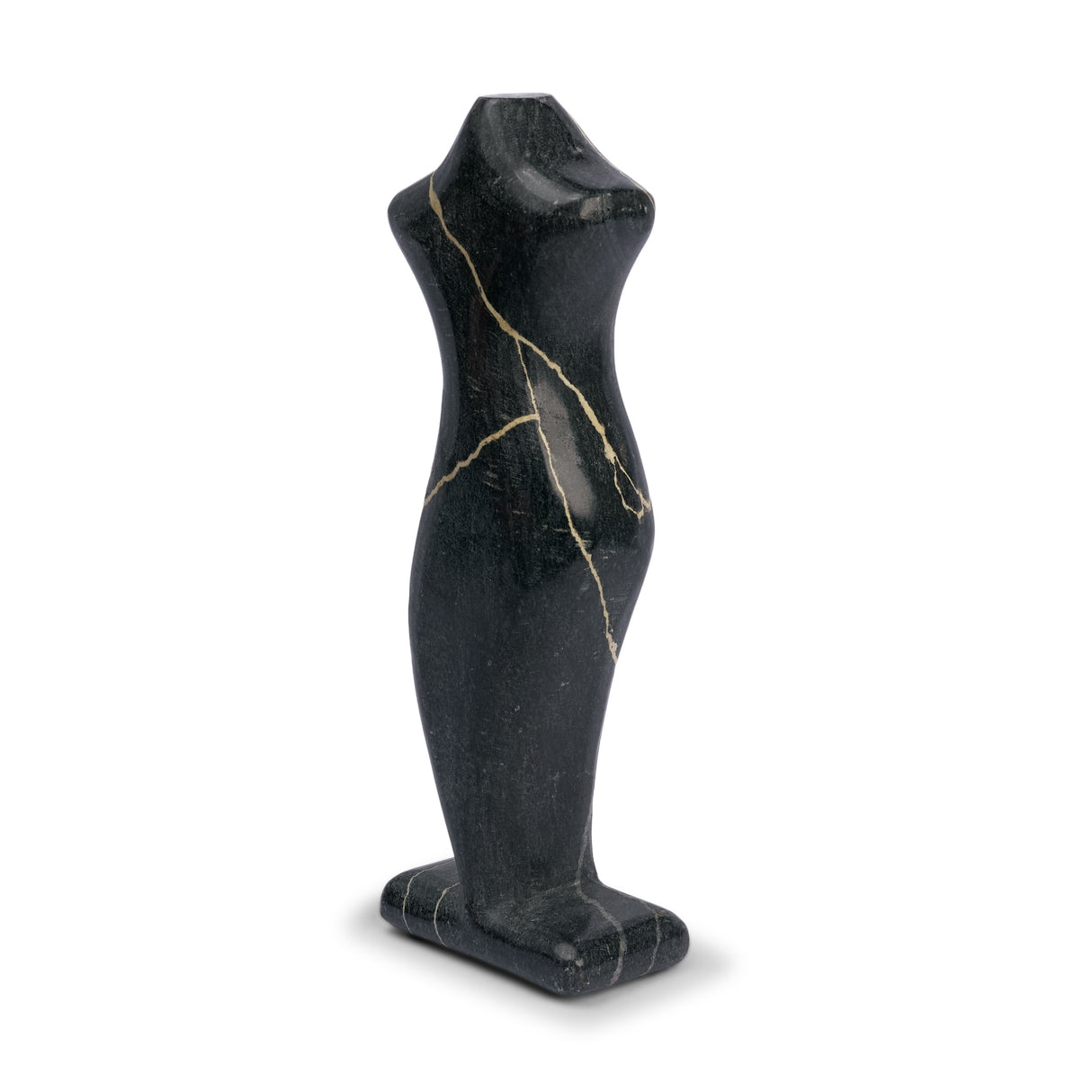 Contour Black Marble Silhouette Decorative Object from Mercana - Luna Furniture