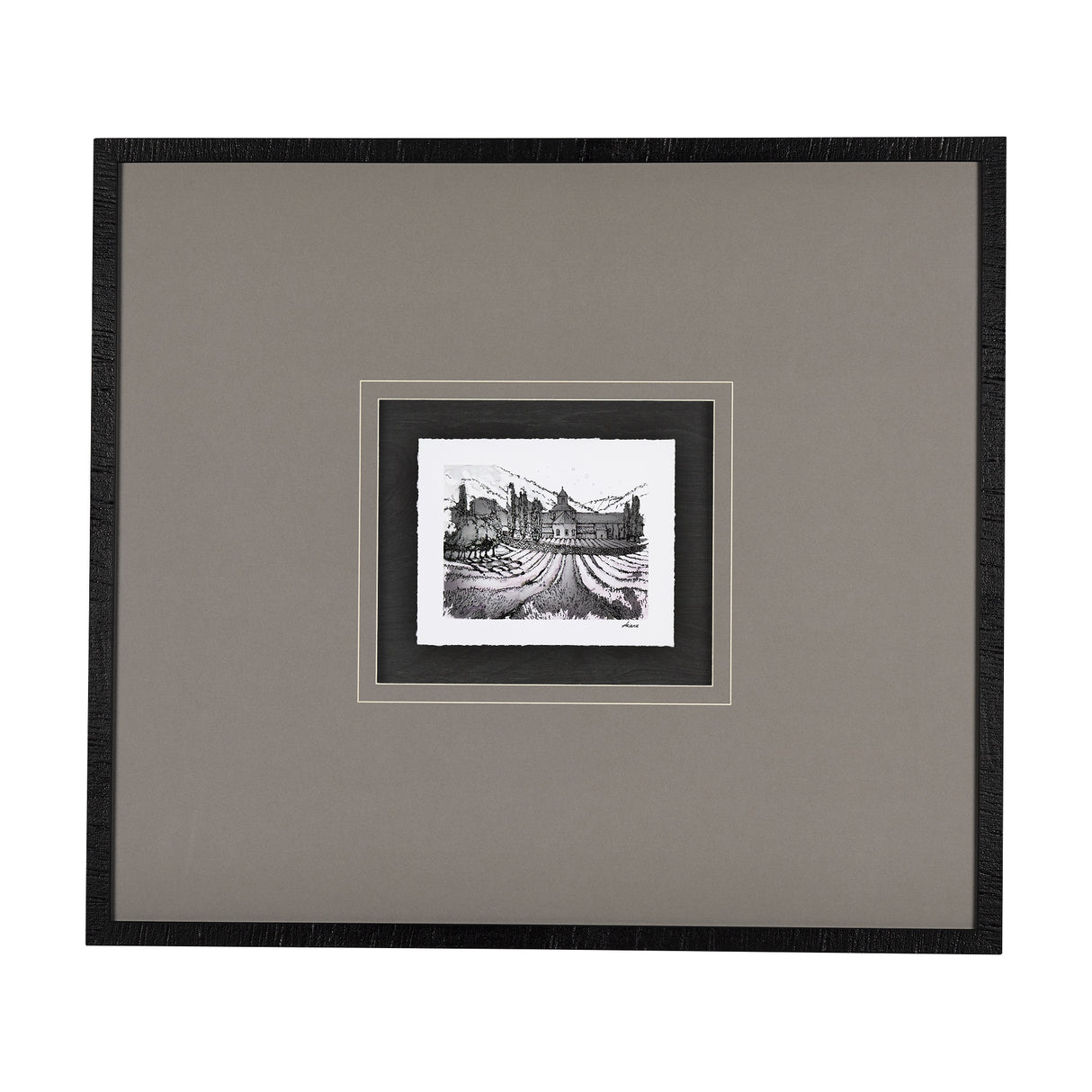 Travel memories II by Natalia a Framed Art Print Matted under Glass from Mercana - Luna Furniture