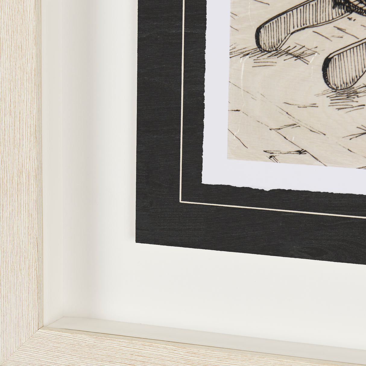 Fireside III by Mercana Studio a Hand Embellished Textured Framed Art Print Matted under Glass from Mercana - Luna Furniture