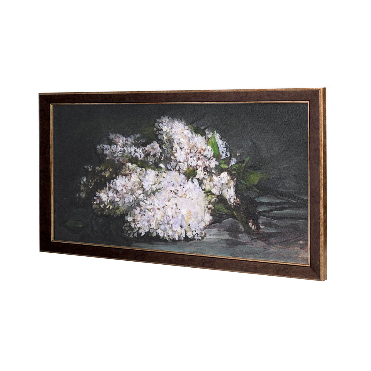 Still Life Flowers I by Mercana Studio a Hand Embellished Textured Framed Art Print from Mercana - Luna Furniture