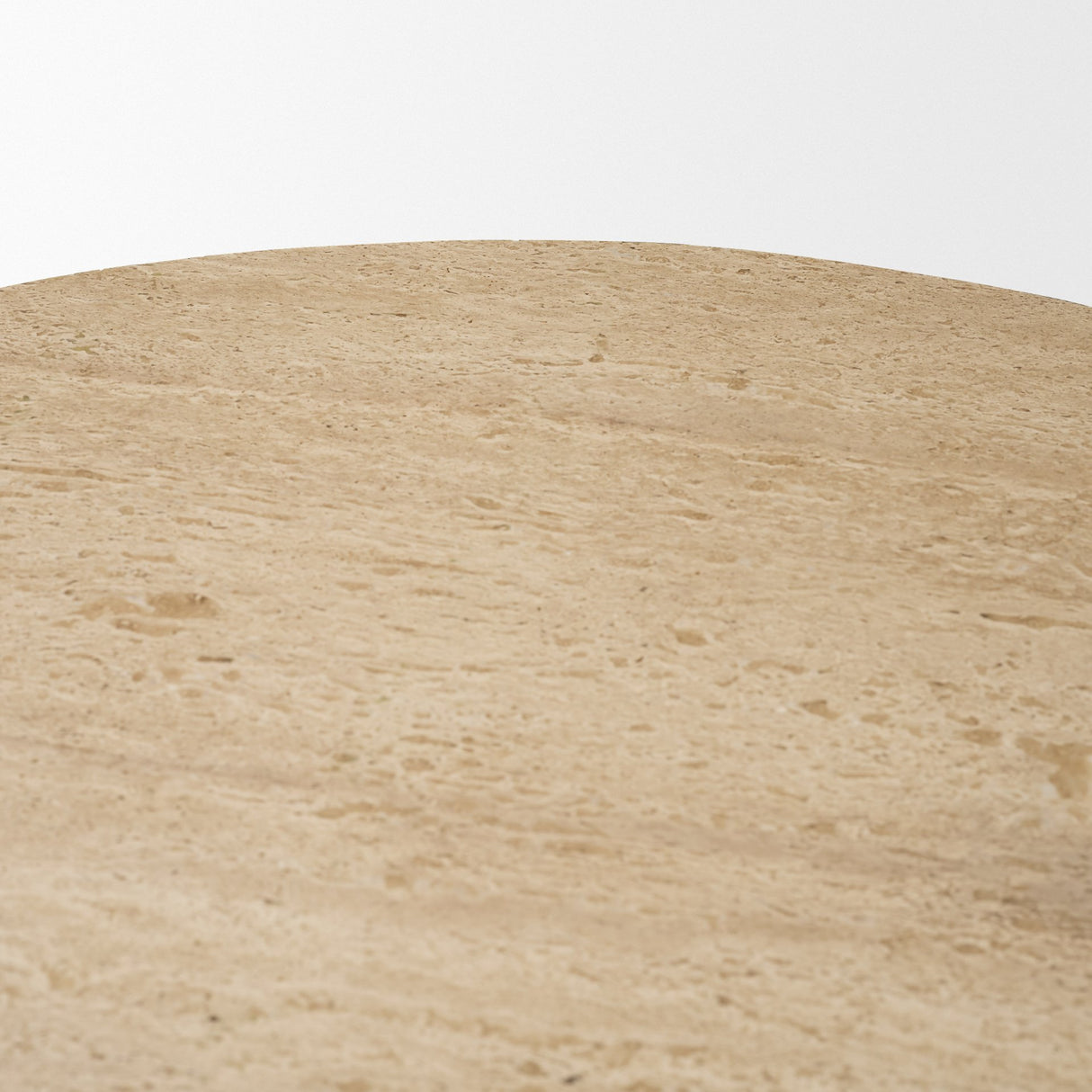 Siena 42" Round Travertine Pedestal Dining Table from Mercana - Luna Furniture