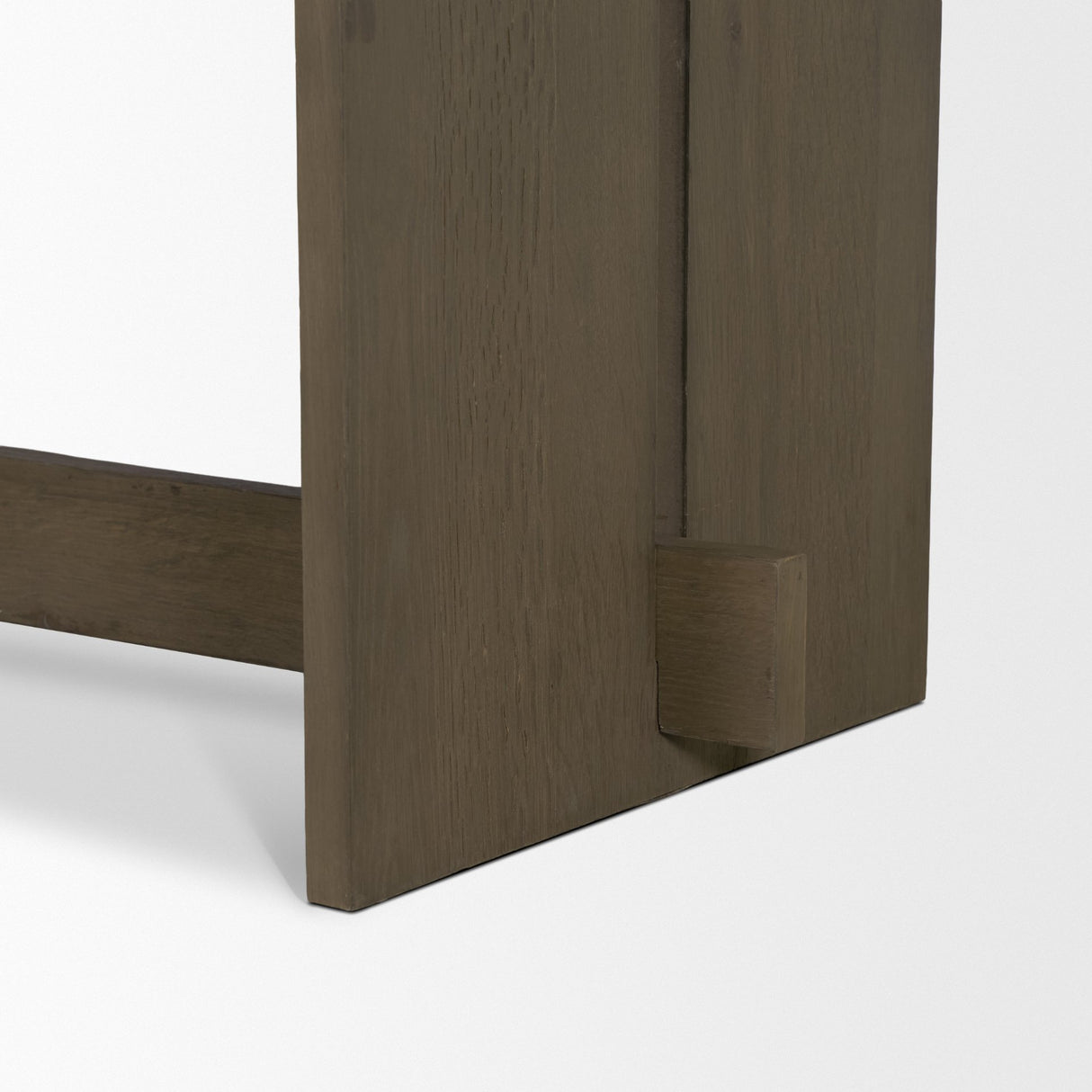 Aida 84" Rectangular Medium Brown Oak Wood Dining Table from Mercana - Luna Furniture