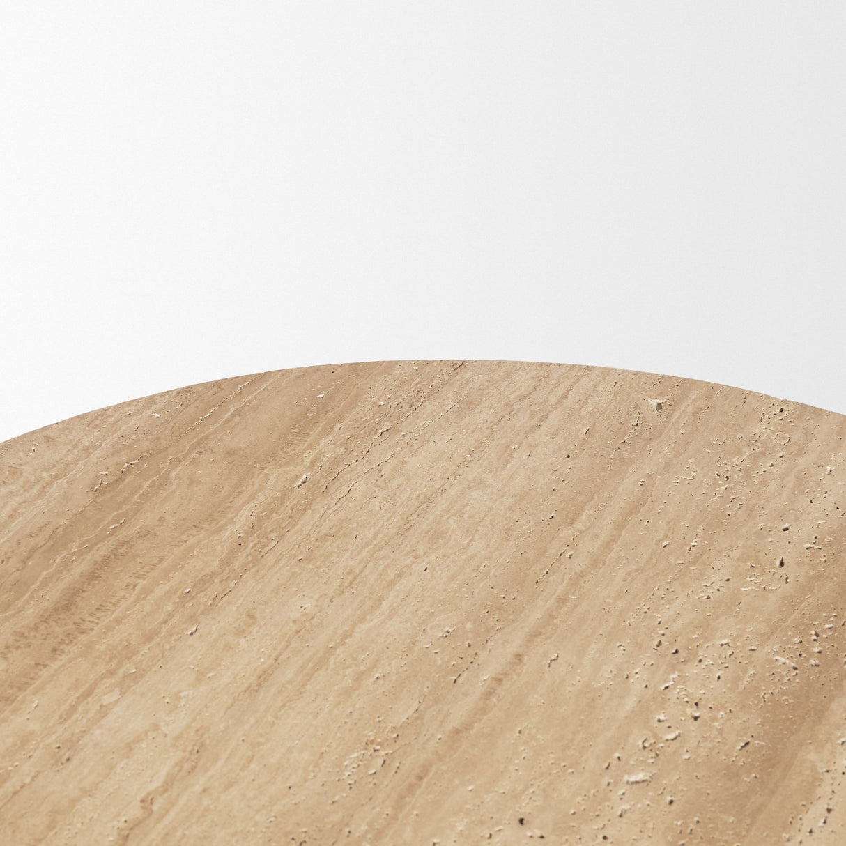 Elara Ribbed Oblong Travertine Coffee Table from Mercana - Luna Furniture