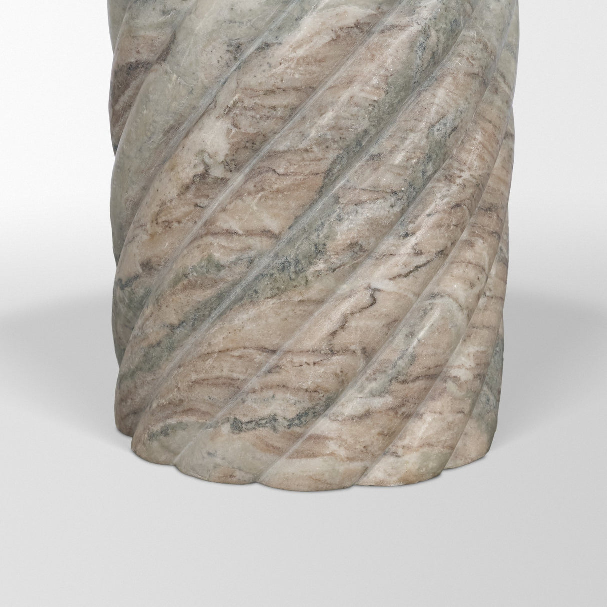 Ravello 42" Pink Marble Swirl Pedestal Base Round Dining Table from Mercana - Luna Furniture