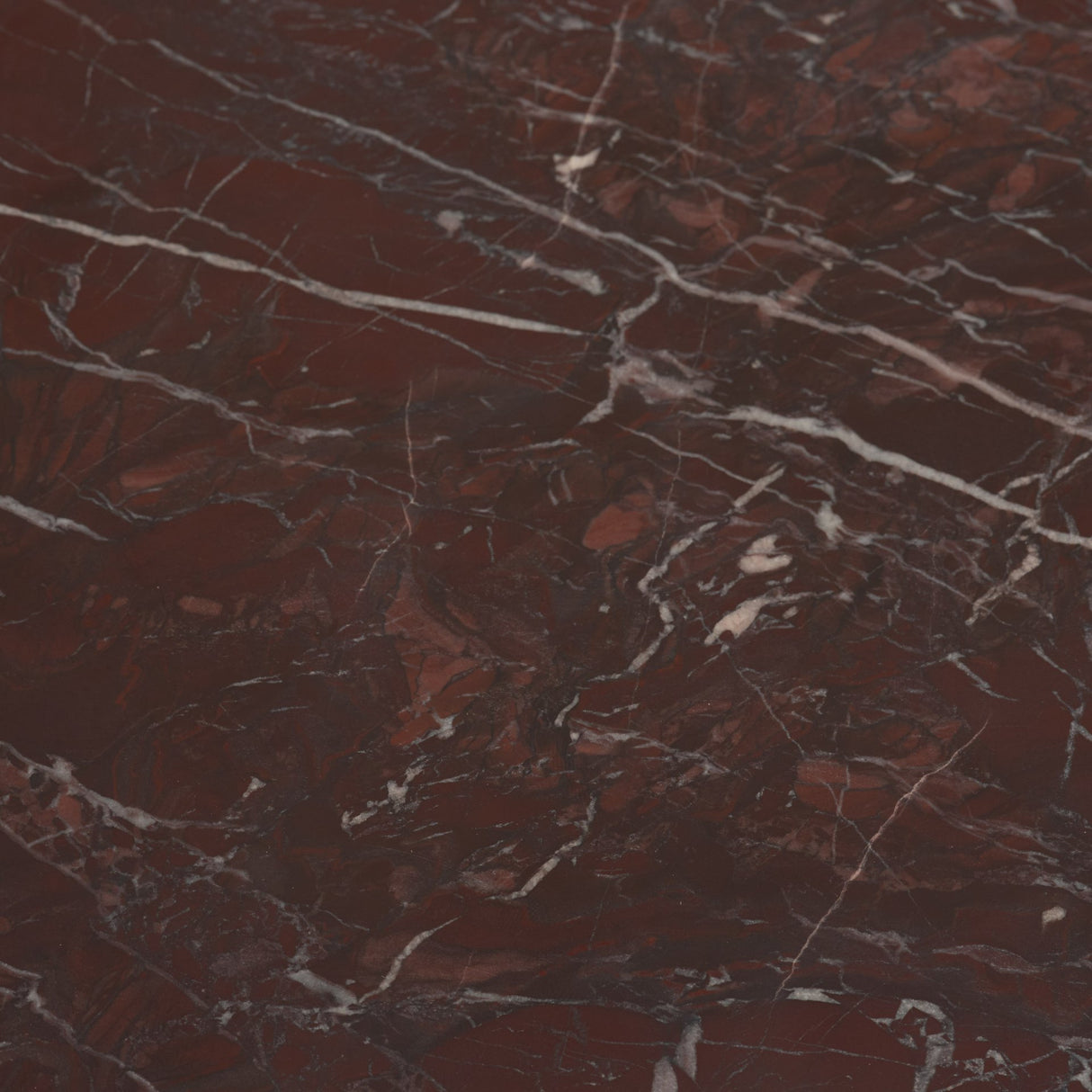 Bellancia Rosso Red Levanto Marble Pedastal Side Table from Mercana - Luna Furniture